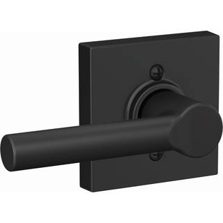 Schlage F170 BRW 622 Col Broadway Lever med Collins trim ikke-drejende dummy dørhåndtag Matte sort