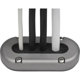 Kabelgennemføring Scanstrut DS-MULTI Cable Seal, aluminium, til 4 stk kabler op til Ø15 mm, max tilslutning Ø18 mm, sølv