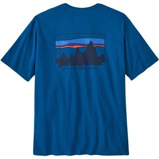 Patagonia 73 Skyline Organic T-shirt - S - endless blue