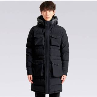 Sandbanks Long Puffer Jacket Black