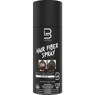 L3VEL3 Black Hair Fiber Spray 125g