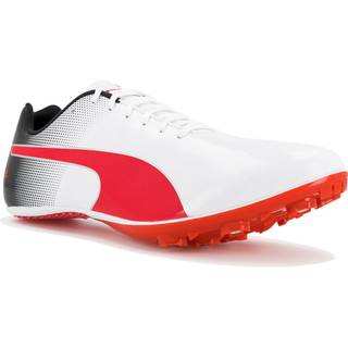 Men&#39;s Puma evo SPEED Sprint 14 Track and Field Shoes, White, Size 40, Shoes - Red - 40