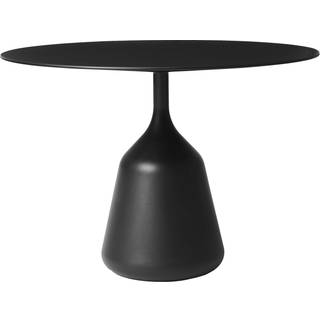 Wendelbo Coin Side Table Low Black Laminate