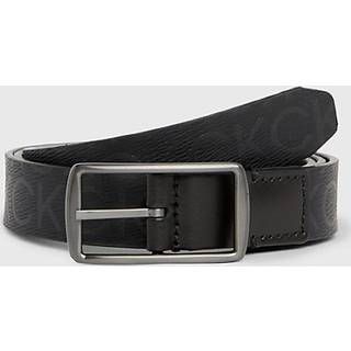 Reversible Logo Belt - Black - 85 cm