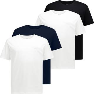 BOSS Black Herren T-Shirts weiß Reine Baumwolle unifarben - weiß