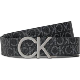 Recycled Reversible Logo Belt - Calvin Klein - Black - Men - 100 cm - Black - 100 cm