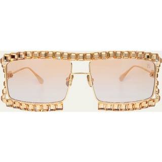 Anna-Karin Karlsson CRYSTAL BOO Guld 56 Solbriller Kvinder Guld - Gold Swarovski Crystals - 56mm