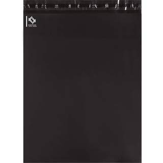 KKBestPack 100 PCS 12x15.5 Poly Mailer -konvolutter Forsendelsesposer Selvklæbende vandtæt poser (sort) 12 x 15.5