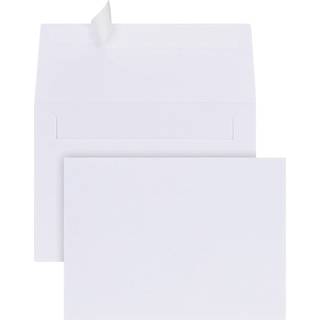 Office Depot 100% genanvendt fotokonvolutter 4 1/2in. x 6 1/4in. Hvid kasse med 50 77742