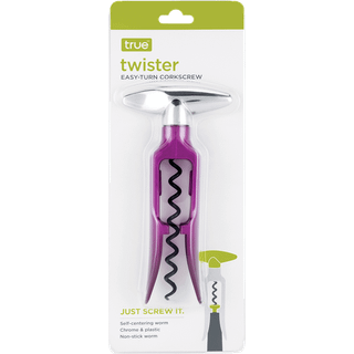 ?gte selvtr?kning af kompakt vin?bner Manual Twister: Easy-Turn Corkscrew Assortered S?t p? 1