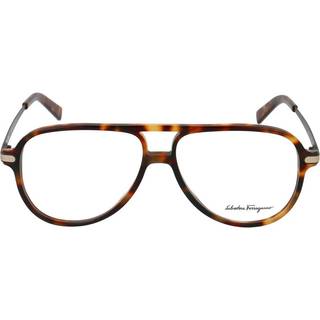 Salvatore Ferragamo SF 2855 340 57 Briller Mænd Brun - Dark Taupe - 57mm