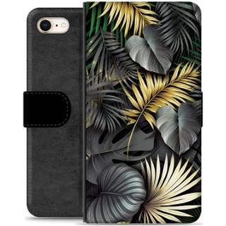 iPhone 7/8/SE (2020)/SE (2022) Premium Flip Cover med Pung - Gyldne Blade