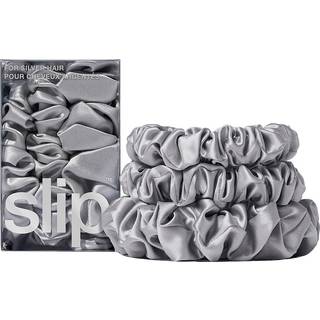 slip Tilbehør Hair Care 2 x Slipsilk™ Midi Scrunchies + 1 x Slipsilk™ Large ScrunchieSæt med hårelastikker sølv 3 Stk. (119,00 kr / 1 stk.) - 3 Stk.