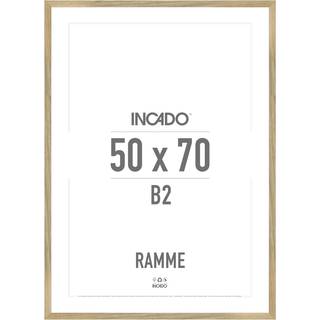 Egetræsramme - Massiv Eg - Str:50 x 70 Cm
