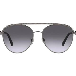 Valentino Kvinde VA2048 30398G Solbriller Metal Rifle tønde Sort Pilot Skygge