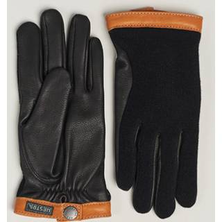 Hestra Deerskin Wool Tricot Glove Black/Black