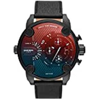 Diesel DZ7443 Little Daddy Chronograph Black Strap Watch - W11258