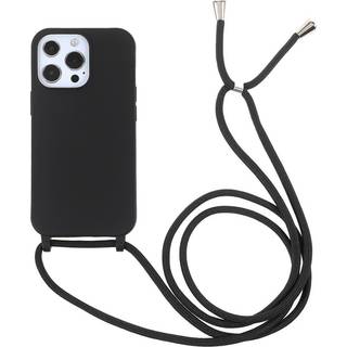 iPhone 13 Pro Max Fleksibelt Cover m. Snor - Sort