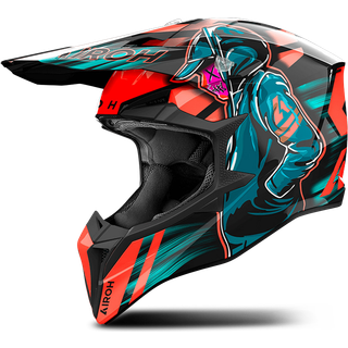 Airoh Wraaap Cyber orange S