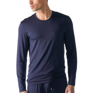 Mey Herren Longsleeve blau Modal