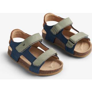 Wheat Corey kork sandal - Blue