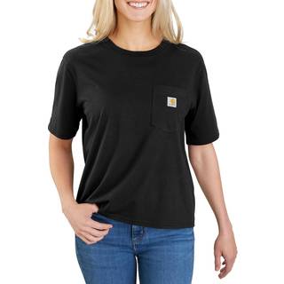 Carhartt Women's Lightweight S/S Crewneck T-Shirt T-shirt Damer størrelse M farve sort