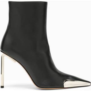 Silver Heeled Ankle Boots - 38