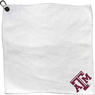 Team Golf NCAA Texas A&M Aggies 15x15 Golfh?ndkl?de med karabiner Clip Premium mikrofiber med dybe vaffellommer overlegen vandabsorption og hurti