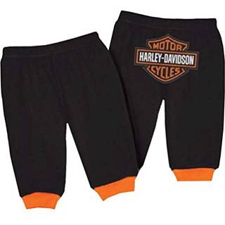 Harley-Davidson Baby Boys 'Interlock Bar & Shield Pants Black 4050601 (24m)