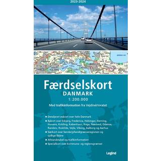 Færdselskort Danmark 2023-2024