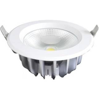 V-Tac 30W LED indbygningsspot - Hul: Ø20,7 cm, Mål: Ø22 cm, 230V - Dæmpbar : Ikke dæmpbar, Kulør : Varm