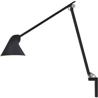 Louis Poulsen NJP Box LED Væglampe 2700K HW Lang Arm Sort - Louis Poulsen