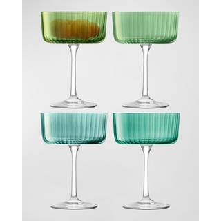 LSA International Gems assorteret'sæt med 230ml champagne cocktailglasen