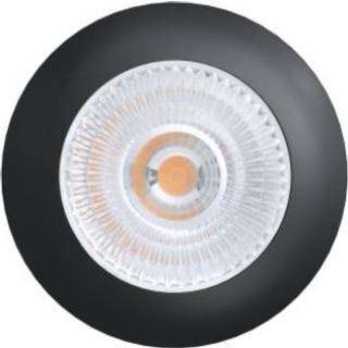 LEDlife Unni68 møbelspot - Hul: Ø5,6 cm, Mål: Ø6,8 cm, RA95, sort, 12V DC - Dæmpbar : Dæmpbar, Kulør : Varm