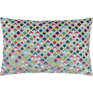 Paoletti 40 x 60cm Lexington Diamond Velvet Jacquard Polyester fyldt pude40x60 cm