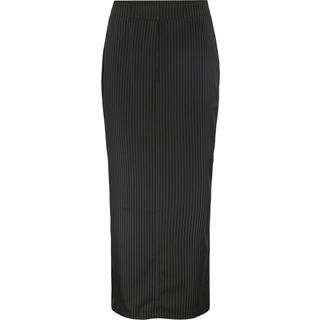 Pieces dame nederdel PCDIDI - Black Stripes - S