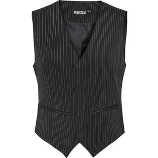 Pieces dame vest PCDIDI - Black Stripes - S