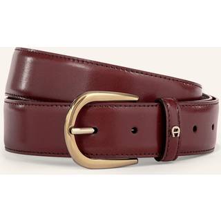 AIGNER Herren Gürtel rot Glattleder