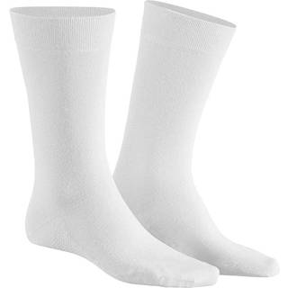 Hudson Herren Socken weiß Baumwolle & Mix unifarben