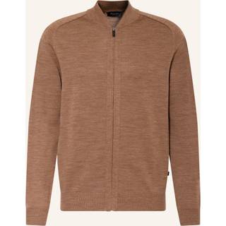 Maerz Herren Cardigan braun, cognac unifarben