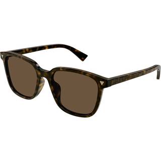 Bottega Veneta BV1255SA Asian Fit 002 55 Solbriller Mænd Tortoiseshell - Tortoise - 55mm
