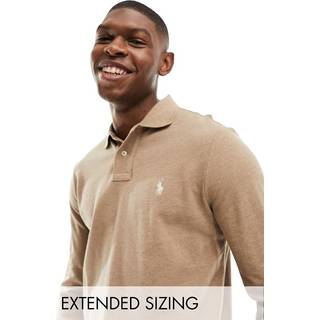 Ralph Lauren Long Sleeved Polo T Shirt Brown