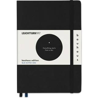 Leuchtturm1917 - stiplet hardcover notebook medium A5 Bauhaus Special Edition 251 nummererede sider til skrivning og journalføring (sort)