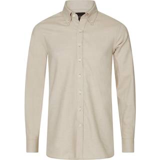 Oscar Jacobson - Slim Fit Button Down Flannelskjorte - størrelse XL - Herre