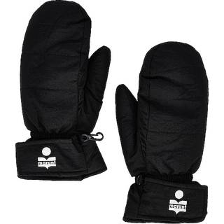 Isabel Marant Tekra technical mittens - black - One Size