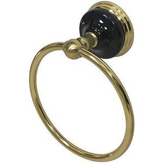 Kingston Brass BA9114PB Vand Onyx 6 in. H?ndkl?det Ring Poleret messing