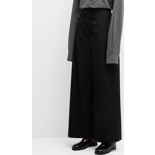 The Row Roysin wool wide-leg pants - black - XXS