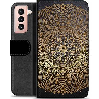 Samsung Galaxy S21 5G Premium Flip Cover med Pung - Mandala