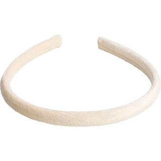 Dark Velvet Headband Thin Vanilla