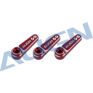 Align HSP61015QRT D6FF Metal Servo Horn (M2.5) - Rød (3)